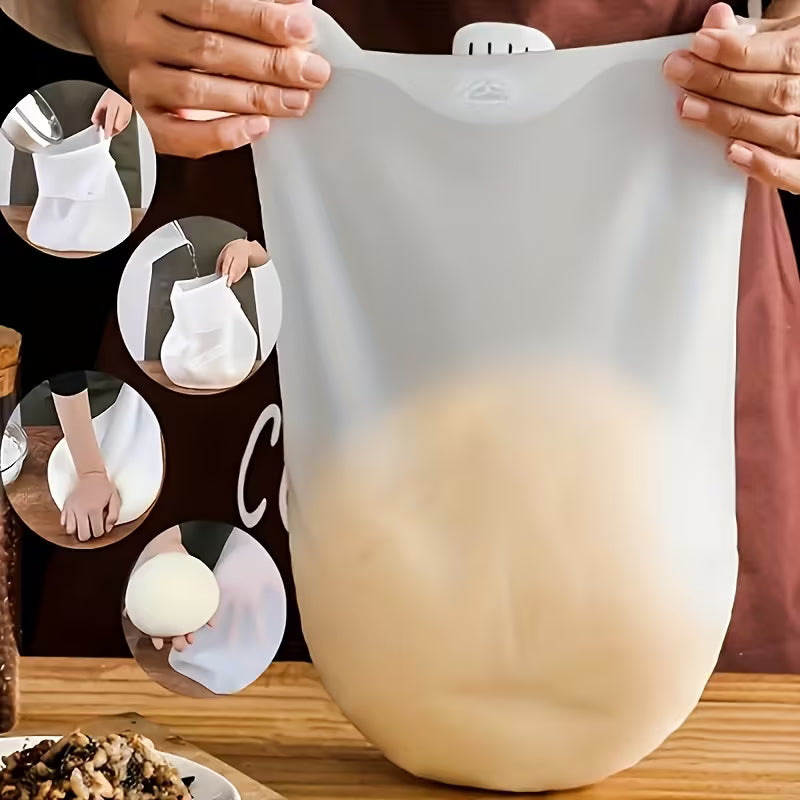Silicone Dough Kneading Bag – Reusable Non-Stick Dough Mixing & Kneading Bag