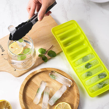Silicone Ice Cube Tray 10 Grid BPA Free Ice Stick Mold for Bottle Ice Popsicle Tray