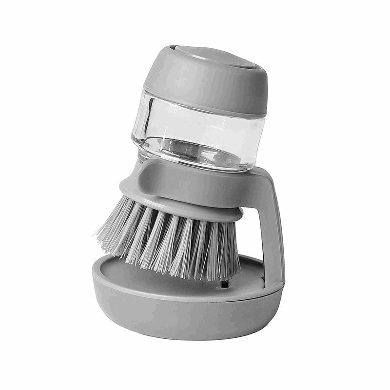 Soap Dispensing Dish Cleaning Brush with Stand