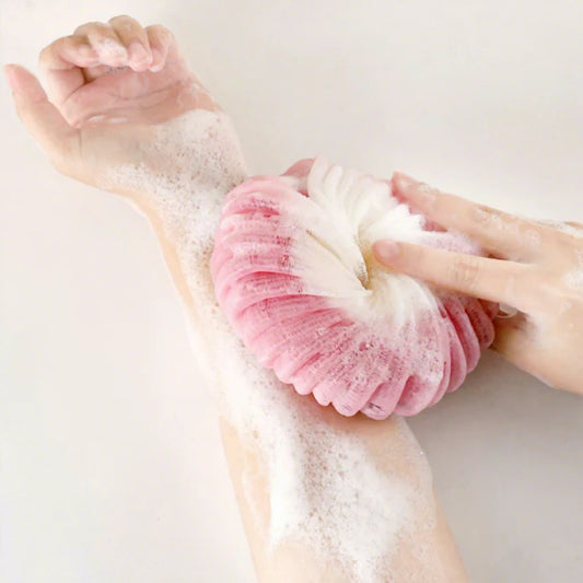 Soft Exfoliating Bath Loofah Sponge – Body Cleaning Shower Scrubber Bath Ball