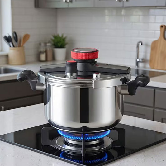 Stainless Steel Pressure Cooker with Safety Lock (11L)