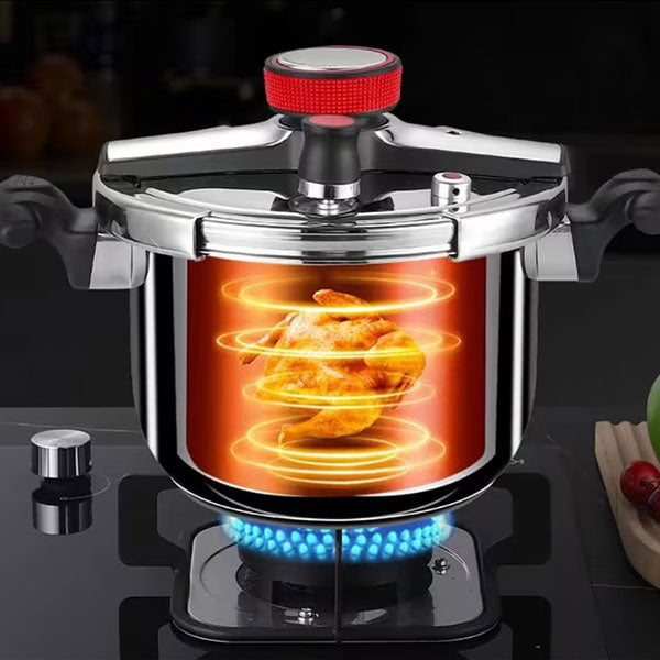 Stainless Steel Pressure Cooker with Safety Lock (11L)