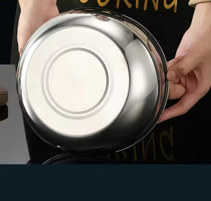 Stainless Steel Food Storage Bowls with Airtight Lids (3 PCS Set)