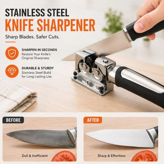 Stainless Steel Kitchen Knife Sharpener