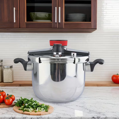 Stainless Steel Pressure Cooker with Safety Lock (11L)