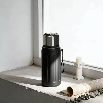 Stainless Steel Vacuum Flask 750ml – Leak-Proof Thermos Bottle for Hot & Cold Drinks