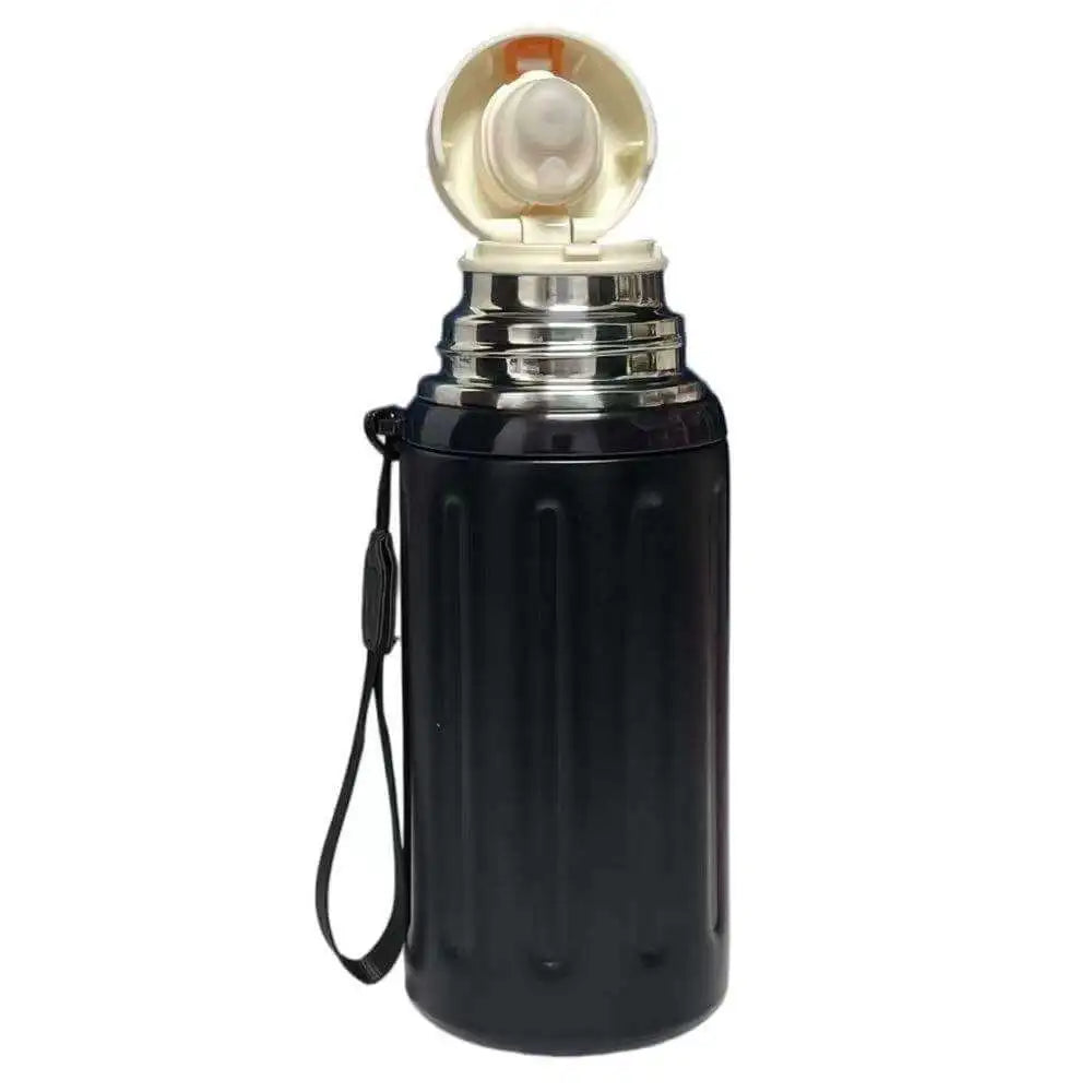 Stainless Steel Vacuum Flask 750ml – Leak-Proof Thermos Bottle for Hot & Cold Drinks