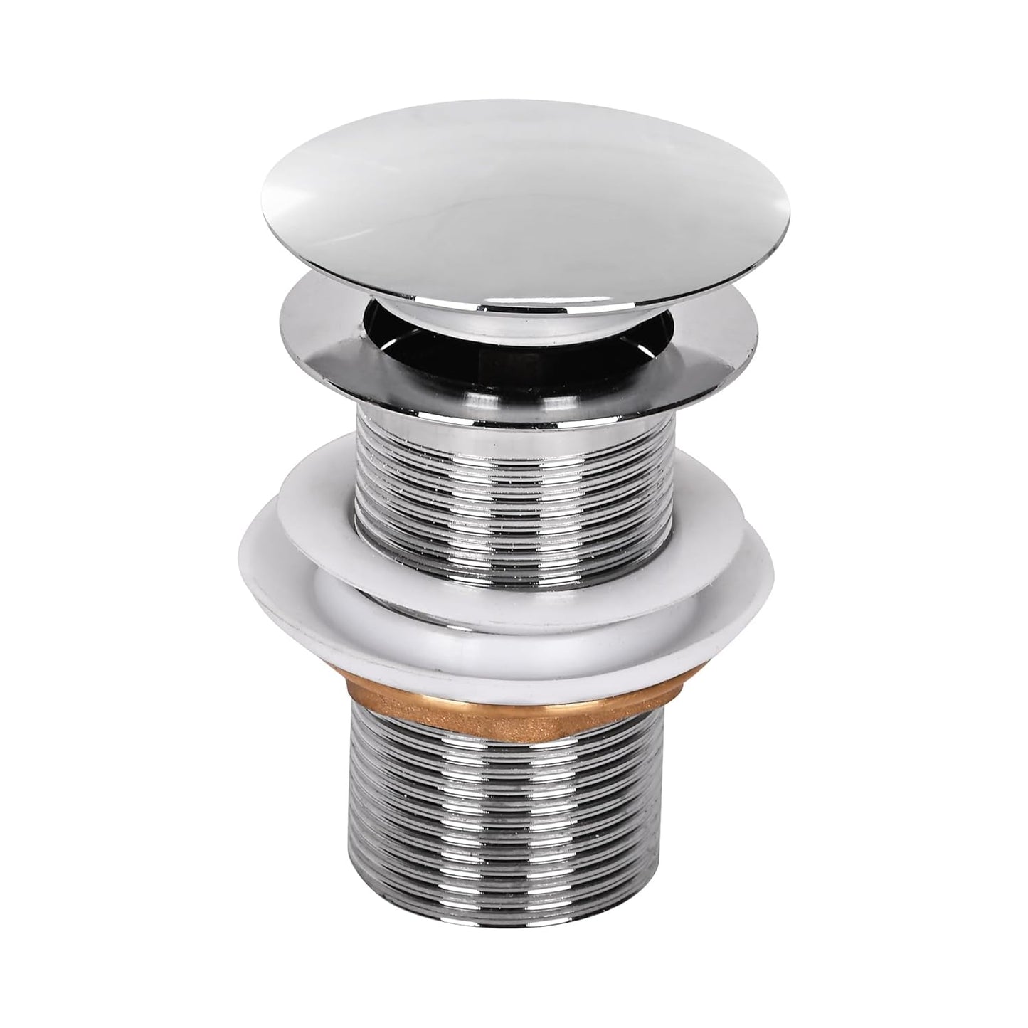 Wash Basin Pop-Up Drain Stopper – Universal Fit, Chrome Finish