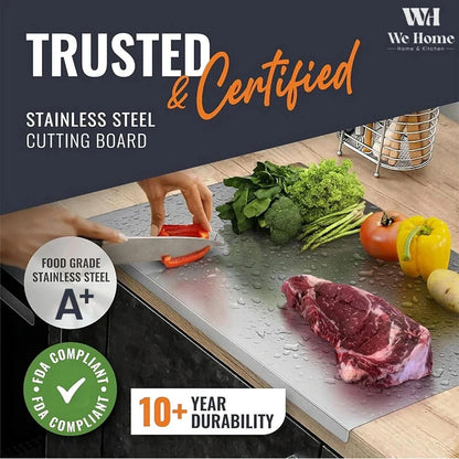 Stainless Steel Cutting Board, Hygienic & Easy to Clean