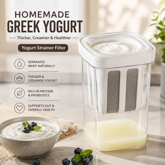 Yogurt Strainer Filter – Homemade Greek Yogurt Maker