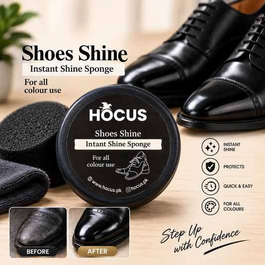 Shoe Shine Sponge – Instant Shoe Polish & Shine Applicator
